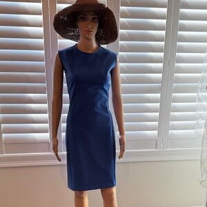 Chic Blue Midi Dress